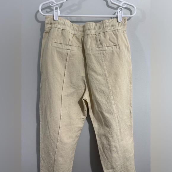 Alex Mill Cotton Linen Drawstring Utility Style Pant Size 6 - Picture 2 of 3